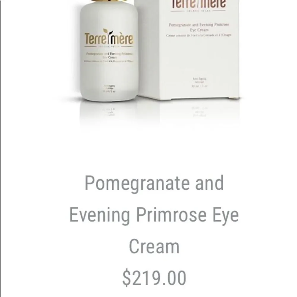 NEW pomegranate & evening primrose eye cream